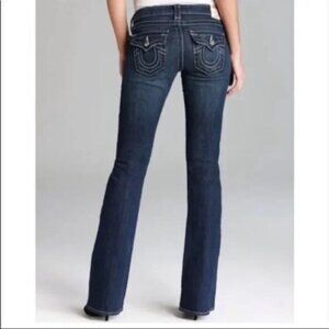 True Religion Becky Bootcut Jeans Dark Wash Size 32 USA